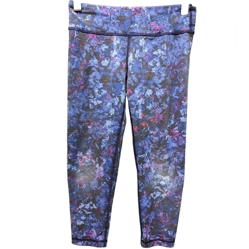 Ivivva by Lululemon Girl's Printed Leggings Sz 10